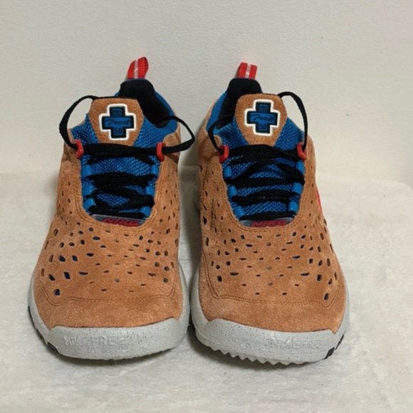 Nike Free run trail Brown and Blue Athletic Shoes with Red Accents main image 10